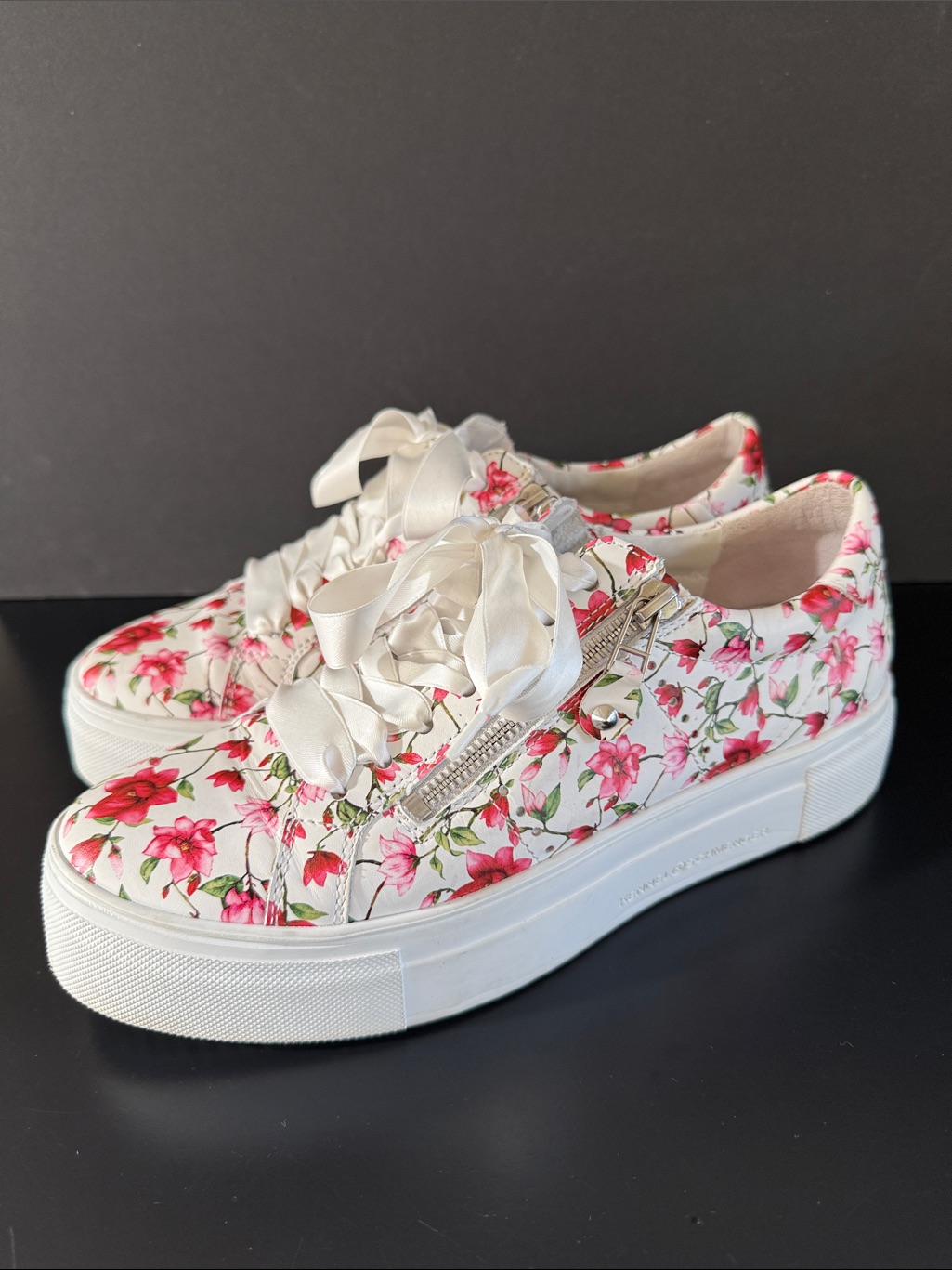 Kennel & Schmenger Floral Print Platform Sneakers